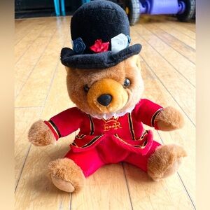 Whitehill Limited Vintage 90s Beefeater Palace Tower of London Guard Bear Plush
